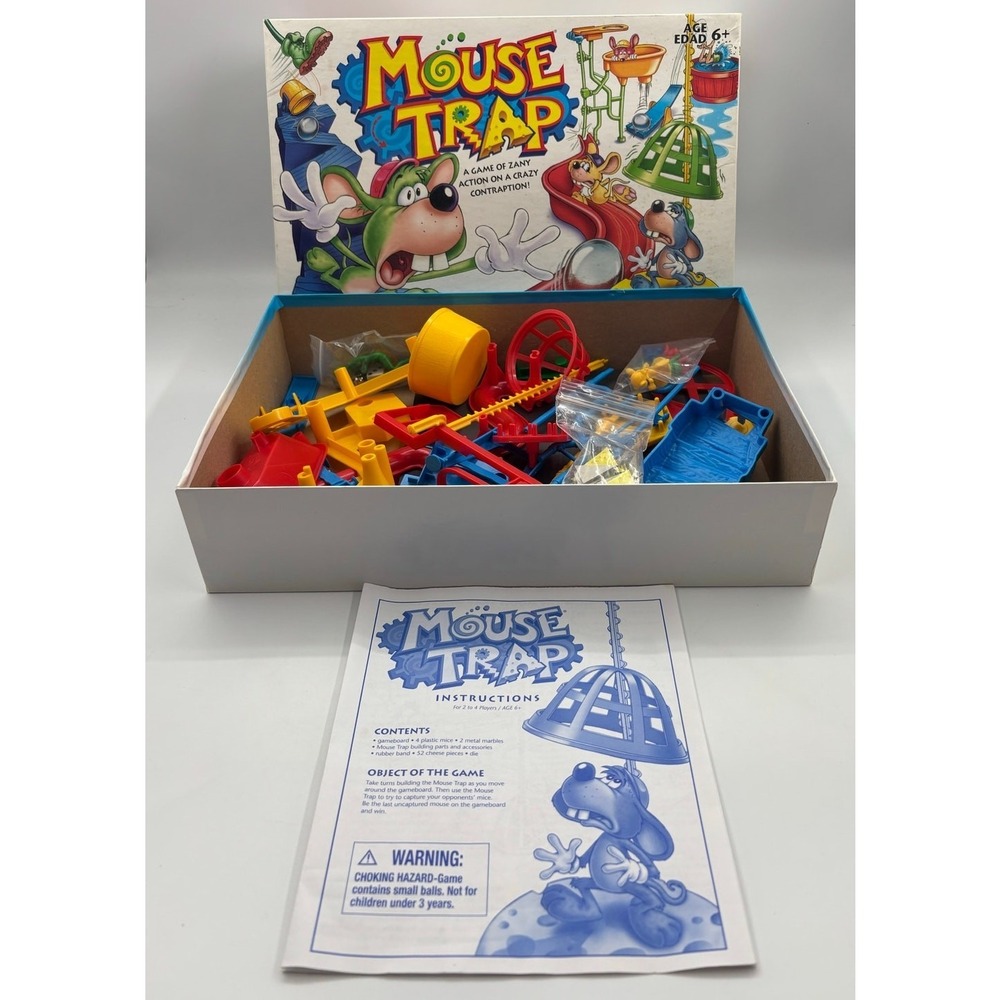 Mouse Trap Board Game 2005 Hasbro Complete w/ Instructions Family Game